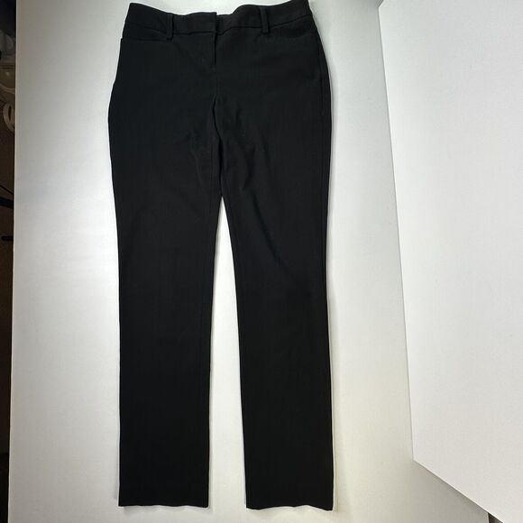 Express Columnist Dress Pants Womens 2 R Black Mid Rise Boot Cut Pockets Career - Picture 11 of 11